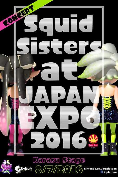 Splatoon - Squid Sisters Concert at Japan Expo 2016
